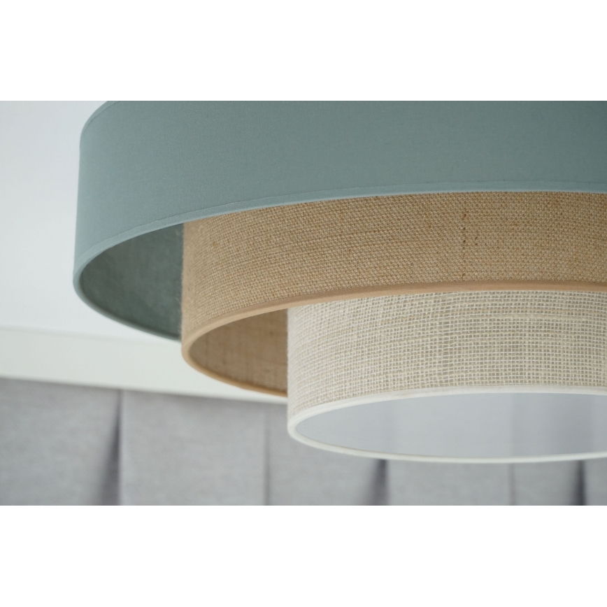 Duolla - LED Griestu lampa LUNETA LED/26W/230V d. 60 cm 4000K tirkīza/bēša/krēmkrāsa