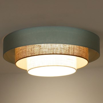 Duolla - LED Griestu lampa LUNETA LED/26W/230V d. 60 cm 4000K tirkīza/bēša/krēmkrāsa