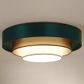 Duolla - LED Griestu lampa LUNETA LED/26W/230V d. 60 cm 4000K zaļa/zelta/balta
