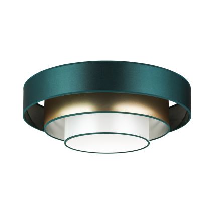 Duolla - LED Griestu lampa LUNETA LED/26W/230V d. 60 cm 4000K zaļa/zelta/balta