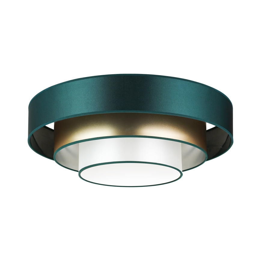 Duolla - LED Griestu lampa LUNETA LED/26W/230V d. 60 cm 4000K zaļa/zelta/balta