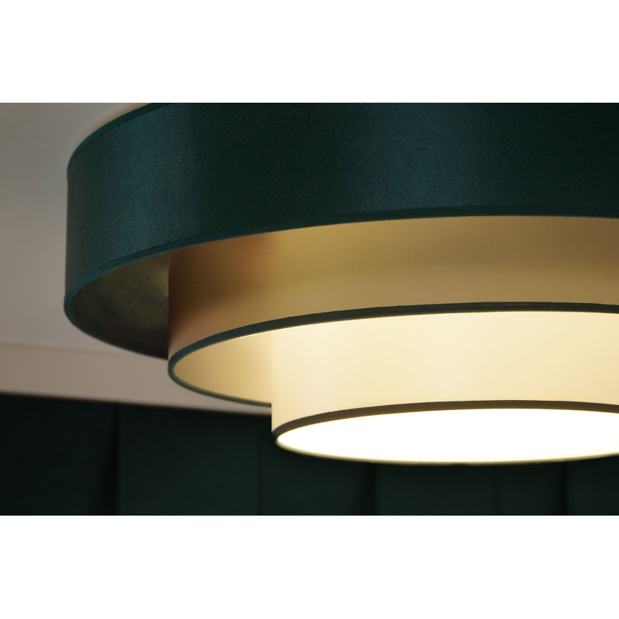 Duolla - LED Griestu lampa LUNETA LED/26W/230V d. 60 cm 4000K zaļa/zelta/balta