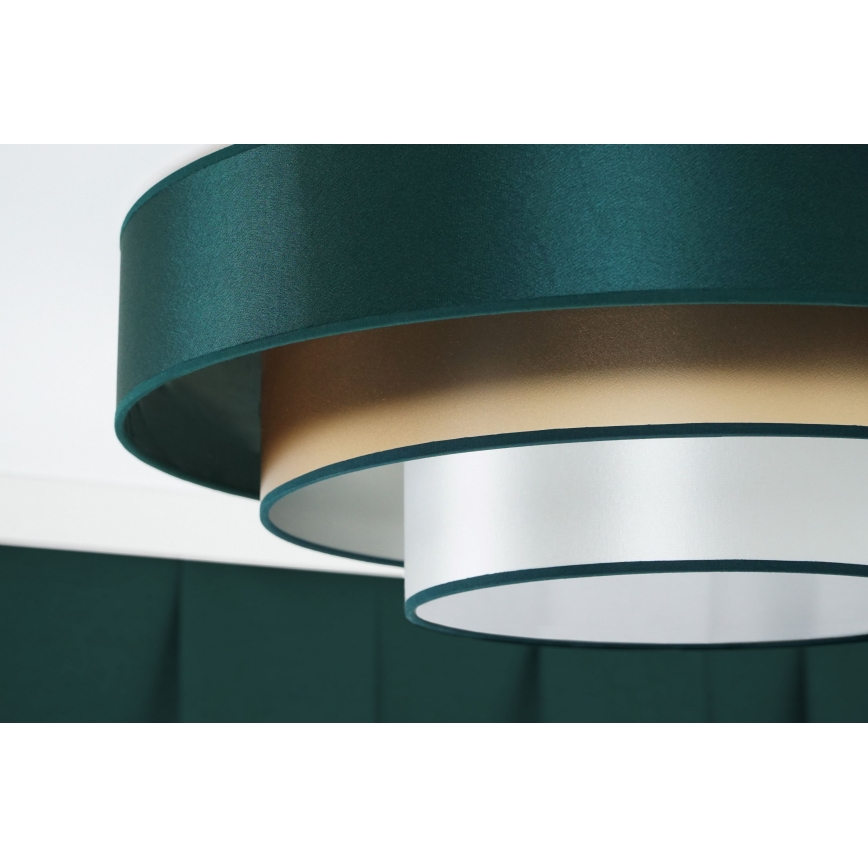 Duolla - LED Griestu lampa LUNETA LED/26W/230V d. 60 cm 4000K zaļa/zelta/balta