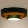 Duolla - LED Griestu lampa LUNETA LED/26W/230V d. 60 cm 4000K zaļa/zelta