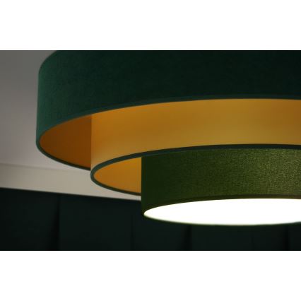Duolla - LED Griestu lampa LUNETA LED/26W/230V d. 60 cm 4000K zaļa/zelta