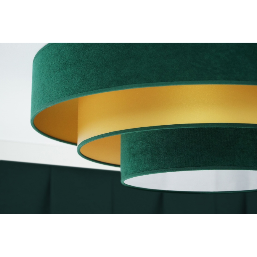 Duolla - LED Griestu lampa LUNETA LED/26W/230V d. 60 cm 4000K zaļa/zelta