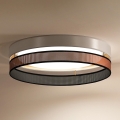 Duolla - LED Griestu lampa ROLLER DUO SHINY LED/24W/230V d. 45 cm balta/varš