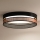 Duolla - LED Griestu lampa ROLLER DUO SHINY LED/24W/230V d. 45 cm melna/varš