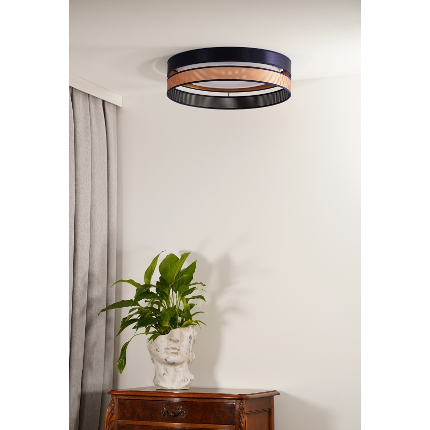 Duolla - LED Griestu lampa ROLLER DUO SHINY LED/24W/230V d. 45 cm zila/varš
