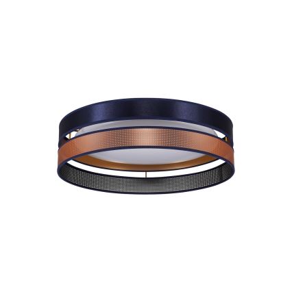 Duolla - LED Griestu lampa ROLLER DUO SHINY LED/24W/230V d. 45 cm zila/varš