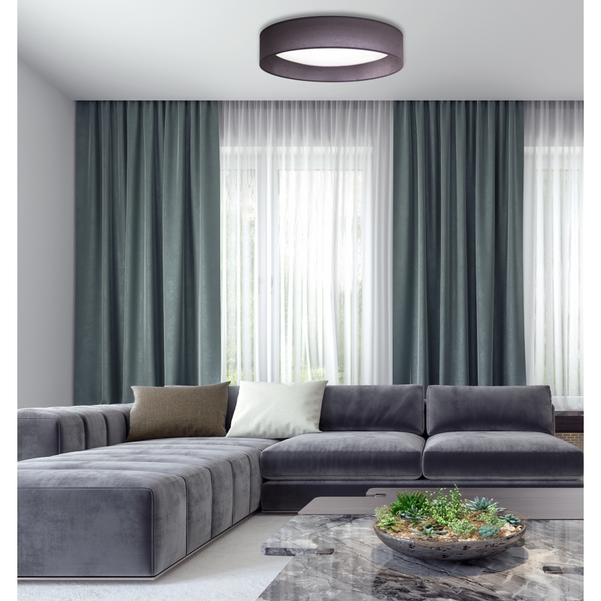 Duolla - LED Griestu lampa ROLLER LED/24W/230V d. 45 cm antracīta