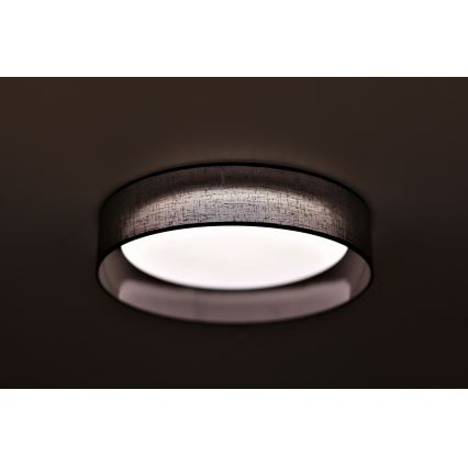 Duolla - LED Griestu lampa ROLLER LED/24W/230V d. 45 cm antracīta
