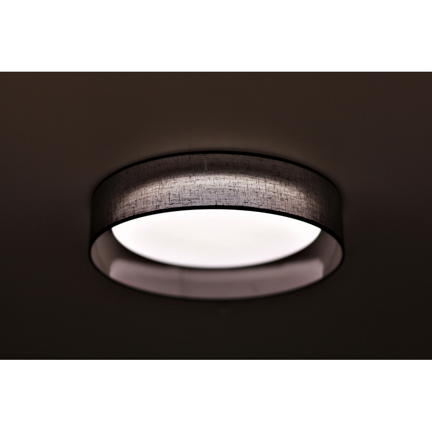 Duolla - LED Griestu lampa ROLLER LED/24W/230V d. 45 cm antracīta