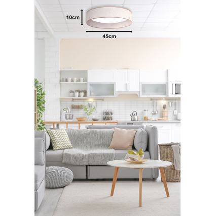 Duolla - LED Griestu lampa ROLLER LED/24W/230V d. 45 cm bēša