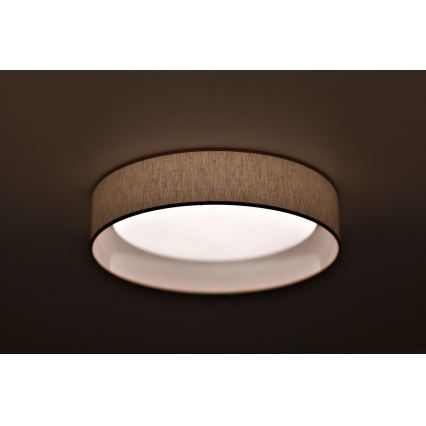Duolla - LED Griestu lampa ROLLER LED/24W/230V d. 45 cm bēša