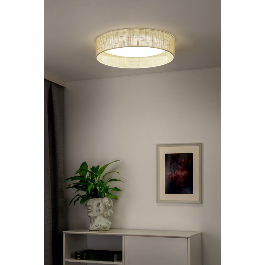 Duolla - LED Griestu lampa ROLLER LED/24W/230V d. 45 cm bēša