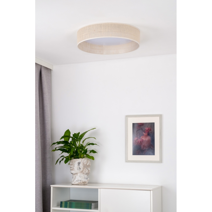 Duolla - LED Griestu lampa ROLLER LED/24W/230V d. 45 cm bēša