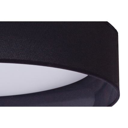 Duolla - LED Griestu lampa ROLLER LED/24W/230V d. 45 cm melna