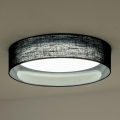 Duolla - LED Griestu lampa ROLLER LED/24W/230V d. 45 cm melna