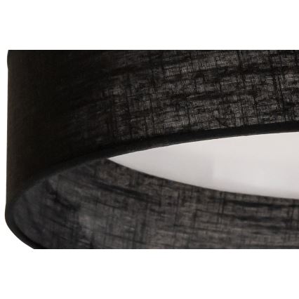 Duolla - LED Griestu lampa ROLLER LED/24W/230V d. 45 cm melna