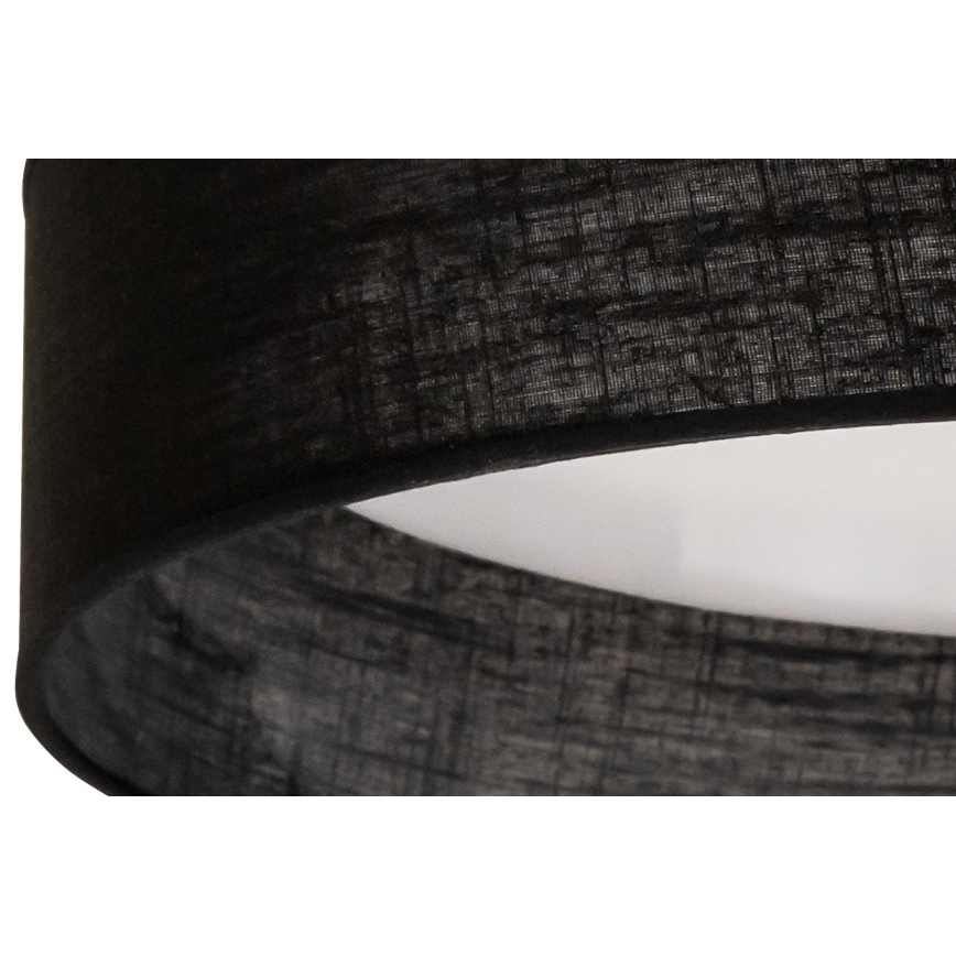Duolla - LED Griestu lampa ROLLER LED/24W/230V d. 45 cm melna