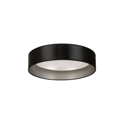 Duolla - LED Griestu lampa ROLLER LED/24W/230V d. 45 cm melna/sudraba