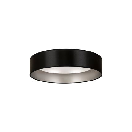 Duolla - LED Griestu lampa ROLLER LED/24W/230V d. 45 cm melna/sudraba