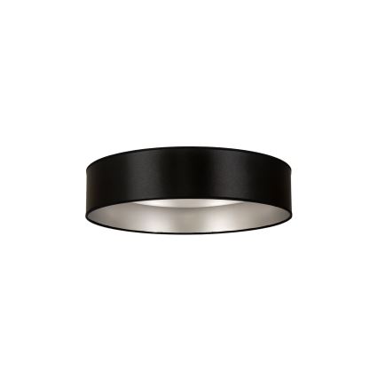 Duolla - LED Griestu lampa ROLLER LED/24W/230V d. 45 cm melna/sudraba
