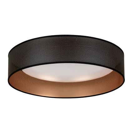 Duolla - LED Griestu lampa ROLLER LED/24W/230V d. 45 cm melna/varš