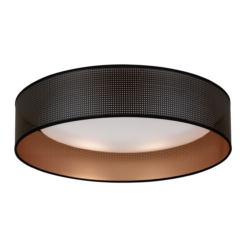 Duolla - LED Griestu lampa ROLLER LED/24W/230V d. 45 cm melna/varš