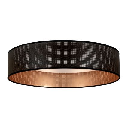 Duolla - LED Griestu lampa ROLLER LED/24W/230V d. 45 cm melna/varš