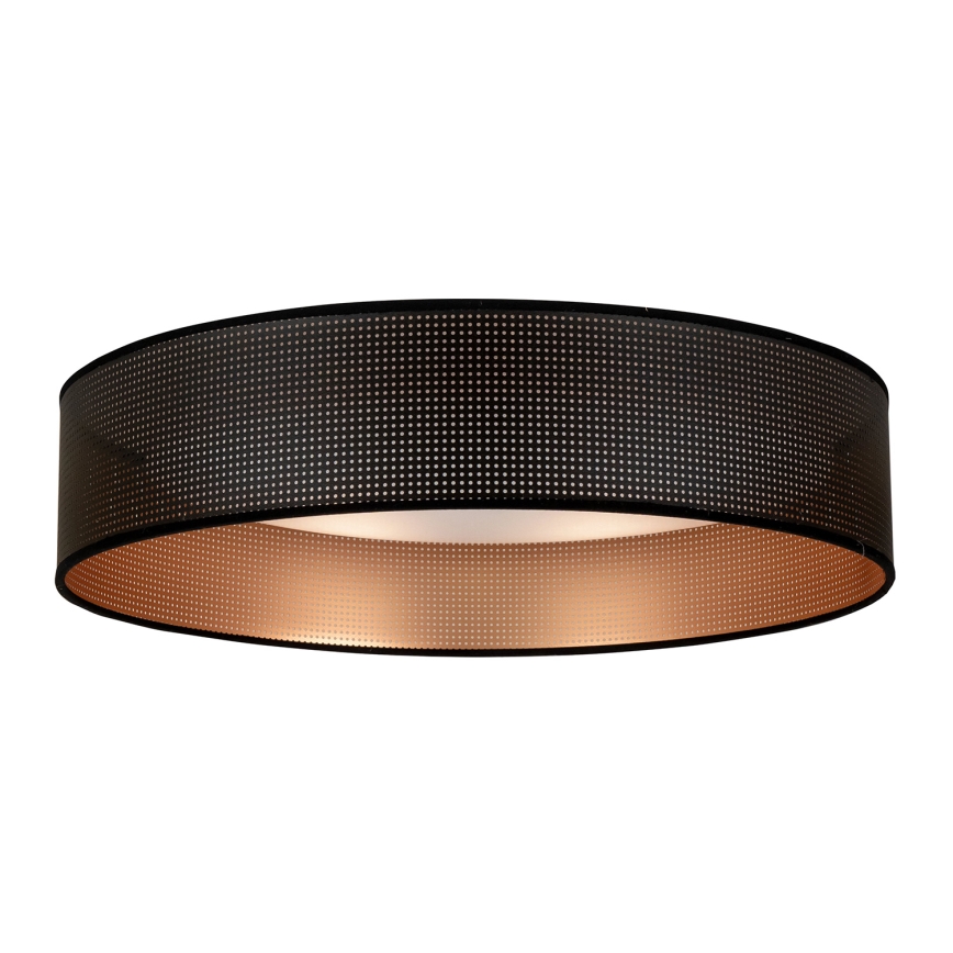 Duolla - LED Griestu lampa ROLLER LED/24W/230V d. 45 cm melna/varš