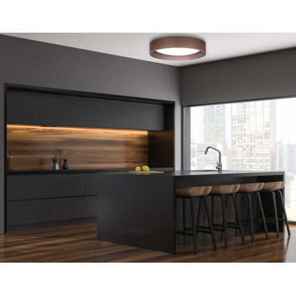 Duolla - LED Griestu lampa ROLLER LED/24W/230V d. 45 cm rieksts