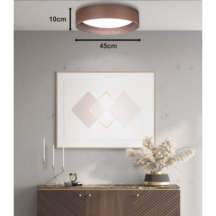 Duolla - LED Griestu lampa ROLLER LED/24W/230V d. 45 cm rieksts