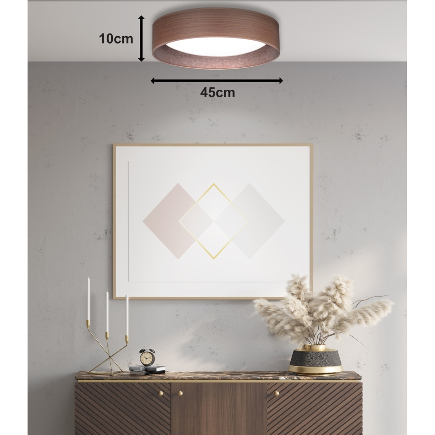 Duolla - LED Griestu lampa ROLLER LED/24W/230V d. 45 cm rieksts