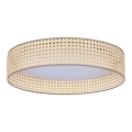 Duolla - LED Griestu lampa ROLLER LED/24W/230V d. 45 cm rotanga