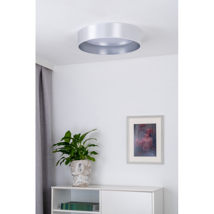 Duolla - LED Griestu lampa ROLLER LED/24W/230V d. 45 cm sudraba
