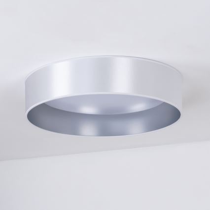 Duolla - LED Griestu lampa ROLLER LED/24W/230V d. 45 cm sudraba