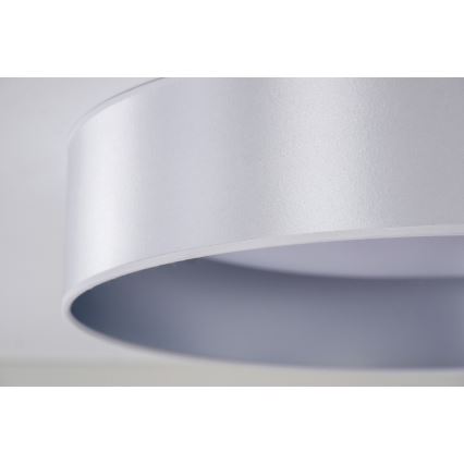 Duolla - LED Griestu lampa ROLLER LED/24W/230V d. 45 cm sudraba