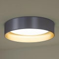 Duolla - LED Griestu lampa ROLLER LED/24W/230V d. 45 cm sudraba/zelta