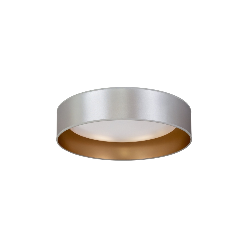Duolla - LED Griestu lampa ROLLER LED/24W/230V d. 45 cm sudraba/zelta