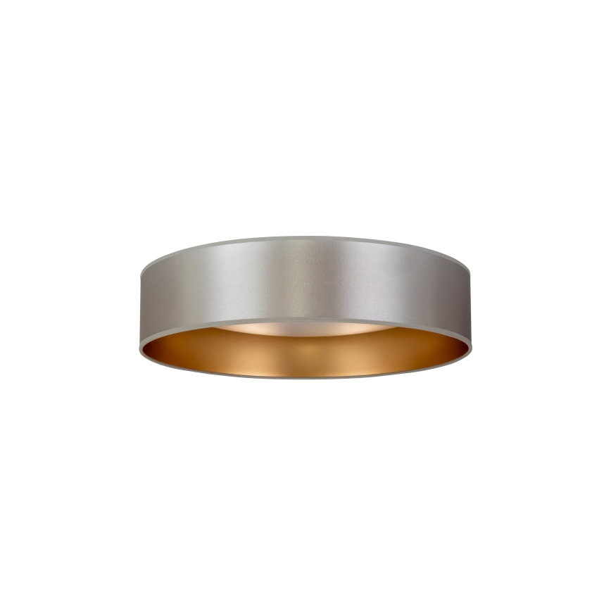Duolla - LED Griestu lampa ROLLER LED/24W/230V d. 45 cm sudraba/zelta