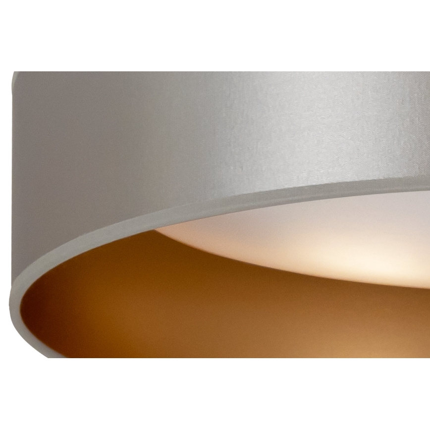 Duolla - LED Griestu lampa ROLLER LED/24W/230V d. 45 cm sudraba/zelta