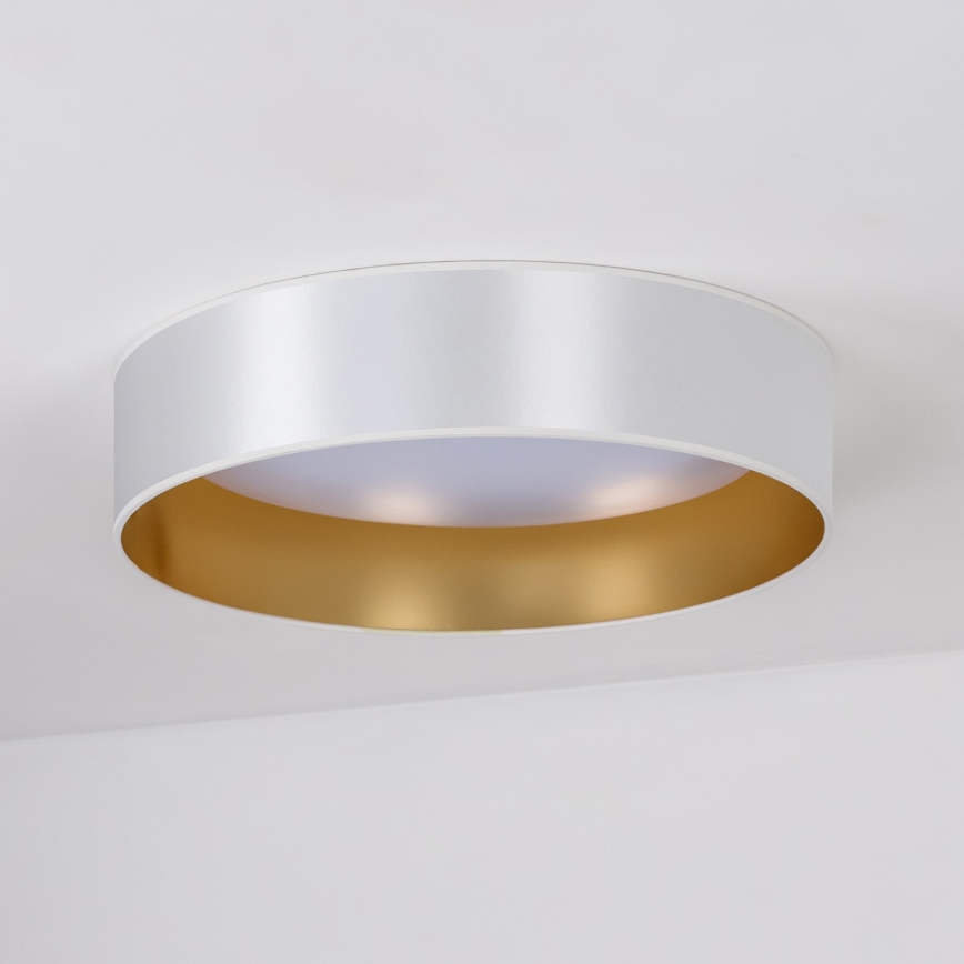 Duolla - LED Griestu lampa ROLLER LED/24W/230V d. 45 cm sudraba/zelta