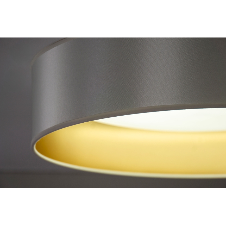 Duolla - LED Griestu lampa ROLLER LED/24W/230V d. 45 cm sudraba/zelta