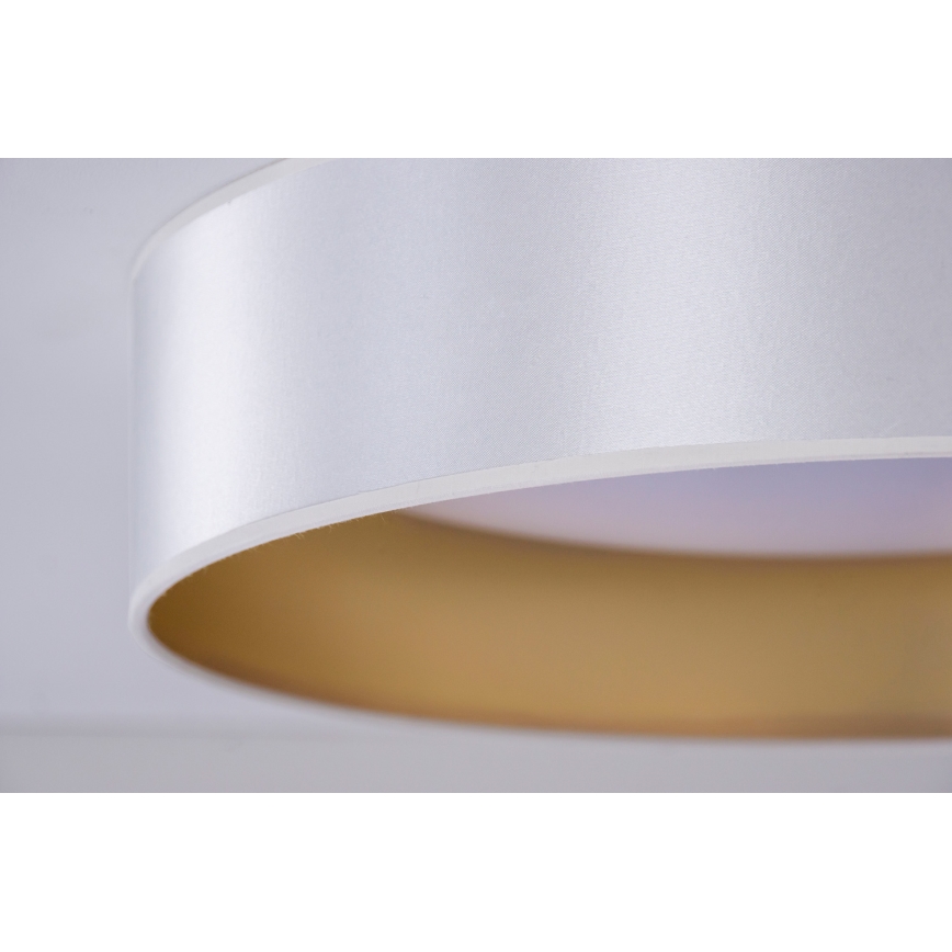 Duolla - LED Griestu lampa ROLLER LED/24W/230V d. 45 cm sudraba/zelta