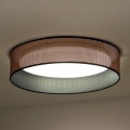 Duolla - LED Griestu lampa ROLLER LED/24W/230V d. 45 cm varš/melna