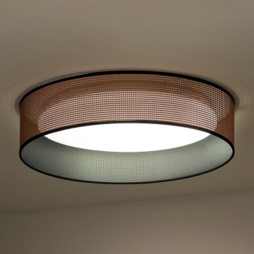 Duolla - LED Griestu lampa ROLLER LED/24W/230V d. 45 cm varš/melna