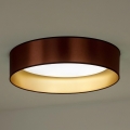 Duolla - LED Griestu lampa ROLLER LED/24W/230V d. 45 cm varš/zelta