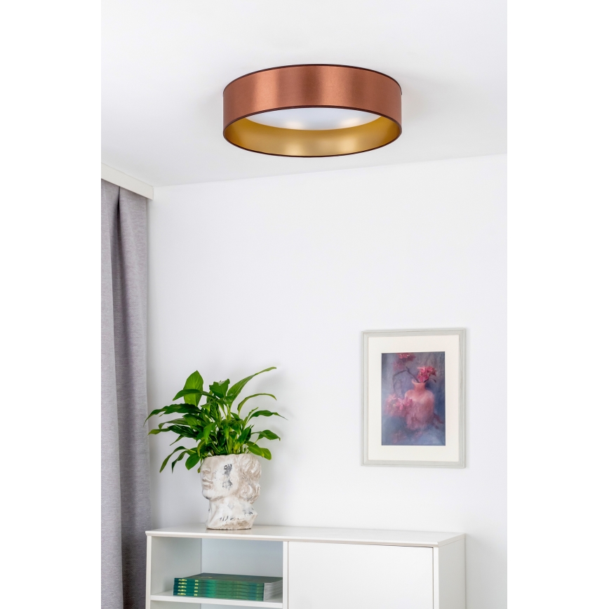 Duolla - LED Griestu lampa ROLLER LED/24W/230V d. 45 cm varš/zelta